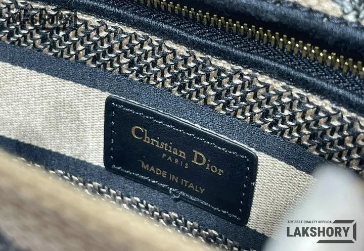 Dior 1:1 Mirror Replica Dioriviera Lady D-Lite Beige Toile de Jouy Palms 24CM/9.4IN Christian Dior Replica Lady Dior 1:1 Mirror Replica Dioriviera Lady D-Lite Beige Toile de Jouy Palms 24CM/9.4IN Christian Dior Replica Lady