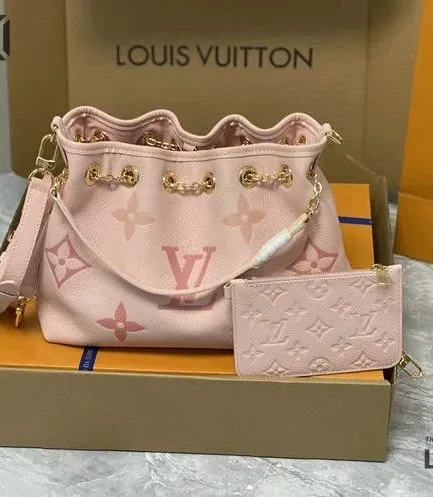 Louis Vuitton 1:1 Mirror Replica Empreinte Monogram Giant Summer Bundle Pink 28CM/11IN Louis Vuitton Replica Neo