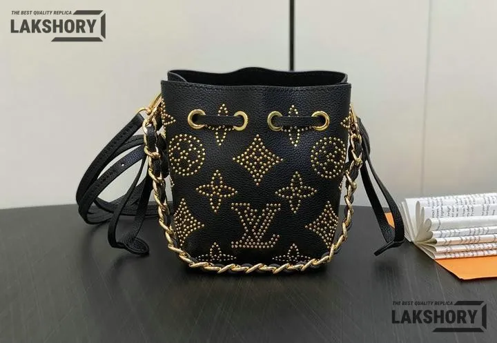 Louis Vuitton 1:1 Mirror Replica Black Pico Bella Mahina Leather 13CM/5.1IN Louis Vuitton Replica Neo Louis Vuitton 1:1 Mirror Replica Black Pico Bella Mahina Leather 13CM/5.1IN Louis Vuitton Replica Neo