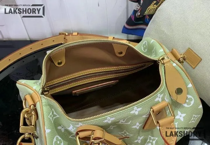 Louis Vuitton 1:1 Mirror Replica Speedy P9 Bandoulire 30 Frozen Lime Monogram 32CM/12.6IN Louis Vuitton Replica Speedy Louis Vuitton 1:1 Mirror Replica Speedy P9 Bandoulire 30 Frozen Lime Monogram 32CM/12.6IN Louis Vuitton Replica Speedy