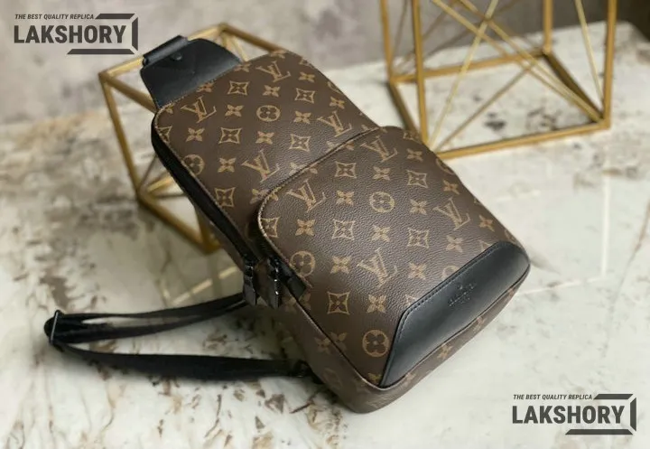 Louis Vuitton 1:1 Mirror Replica Avenue Slingbag Damier Graphite Canvas 31CM/12.2IN Louis Vuitton Replica Avenue Louis Vuitton 1:1 Mirror Replica Avenue Slingbag Damier Graphite Canvas 31CM/12.2IN Louis Vuitton Replica Avenue