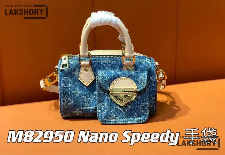Louis Vuitton 1:1 Mirror Replica Nano Speedy Monogram Denim 16CM/6.3IN Louis Vuitton Replica Speedy Louis Vuitton 1:1 Mirror Replica Nano Speedy Monogram Denim 16CM/6.3IN Louis Vuitton Replica Speedy