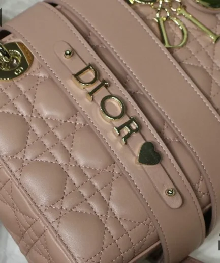 Dior 1:1 Mirror Replica My ABCDior Cannage Lady Dior 20CM/7.9IN Christian Dior Replica Lady