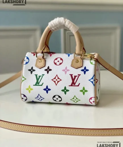 Louis Vuitton 1:1 Mirror Replica Nano Speedy LV Monogram Luxury Small Purse 15.5CM/6.1IN Louis Vuitton Replica Speedy