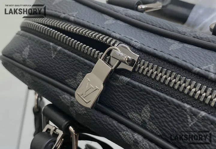 Louis Vuitton 1:1 Mirror Replica Nano Porte Documents Voyage Monogram Eclipse 20CM/7.9IN Louis Vuitton Replica Business Bags Louis Vuitton 1:1 Mirror Replica Nano Porte Documents Voyage Monogram Eclipse 20CM/7.9IN Louis Vuitton Replica Business Bags