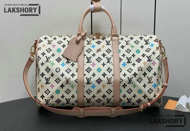 Louis Vuitton 1:1 Mirror Replica Keepall Bandouliere 50 x Tyler the Creator 50CM/19.7IN Louis Vuitton Replica Keepall Louis Vuitton 1:1 Mirror Replica Keepall Bandouliere 50 x Tyler the Creator 50CM/19.7IN Louis Vuitton Replica Keepall