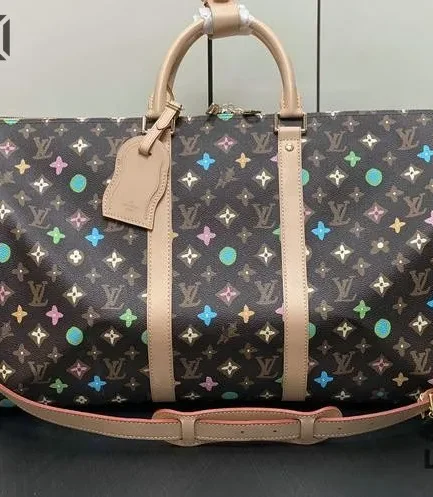 Louis Vuitton 1:1 Mirror Replica Keepall Bandouliere 50 x Tyler the Creator 50CM/19.7IN Louis Vuitton Replica Keepall