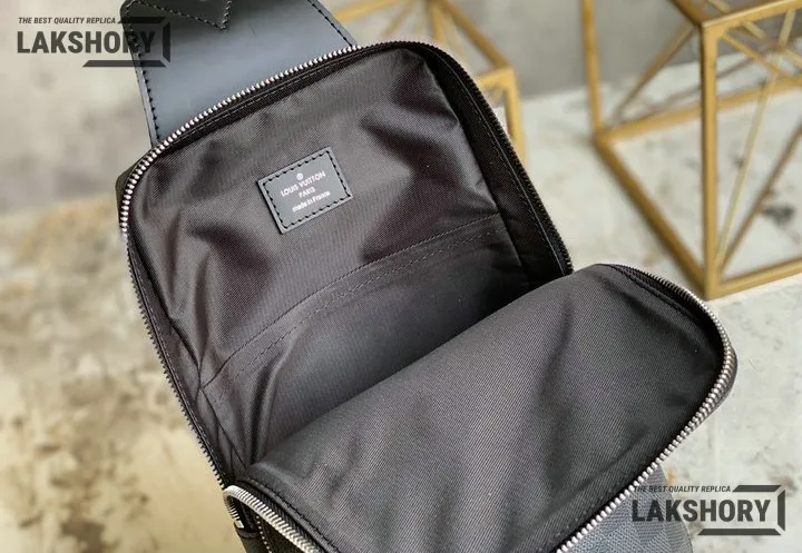 Louis Vuitton 1:1 Mirror Replica Avenue Slingbag Damier Graphite Canvas 31CM/12.2IN Louis Vuitton Replica Avenue Louis Vuitton 1:1 Mirror Replica Avenue Slingbag Damier Graphite Canvas 31CM/12.2IN Louis Vuitton Replica Avenue
