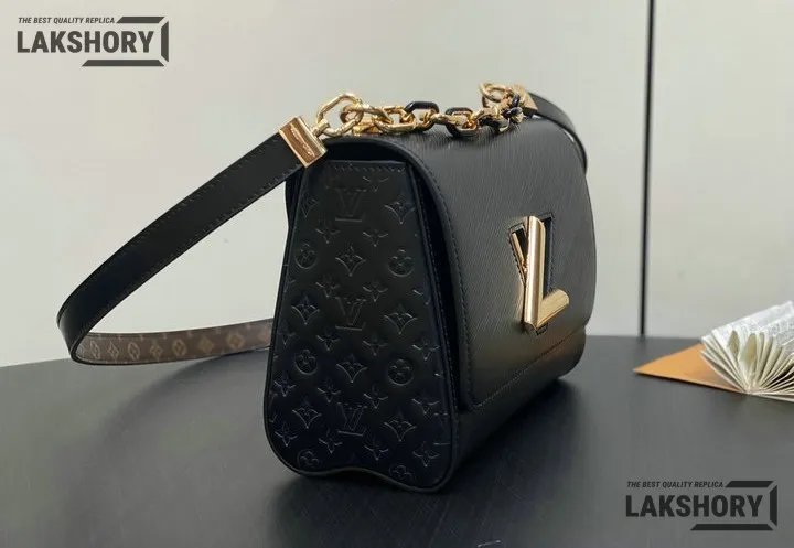 Louis Vuitton 1:1 Mirror Replica Twist MM Slim Epi Leather 23CM/9.1IN Louis Vuitton Replica Twist Louis Vuitton 1:1 Mirror Replica Twist MM Slim Epi Leather 23CM/9.1IN Louis Vuitton Replica Twist