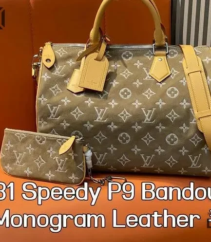Louis Vuitton 1:1 Mirror Replica Speedy P9 Bandoulière 40 Monogram Leather 40CM/15.7IN Louis Vuitton Replica Speedy