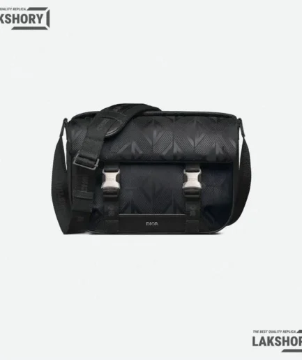 Dior 1:1 Mirror Replica Black Explorer CD Diamond Messenger Bag 31CM/12.2IN Christian Dior Other Styles
