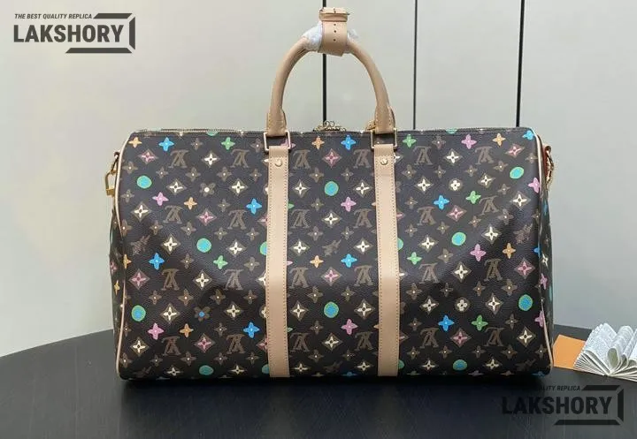 Louis Vuitton 1:1 Mirror Replica Keepall Bandouliere 50 x Tyler the Creator 50CM/19.7IN Louis Vuitton Replica Keepall Louis Vuitton 1:1 Mirror Replica Keepall Bandouliere 50 x Tyler the Creator 50CM/19.7IN Louis Vuitton Replica Keepall
