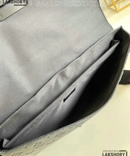 Louis Vuitton 1:1 Mirror Replica S-Lock Briefcase Monogram Taurillon Leather 39CM/15.4IN Louis Vuitton Replica Business Bags