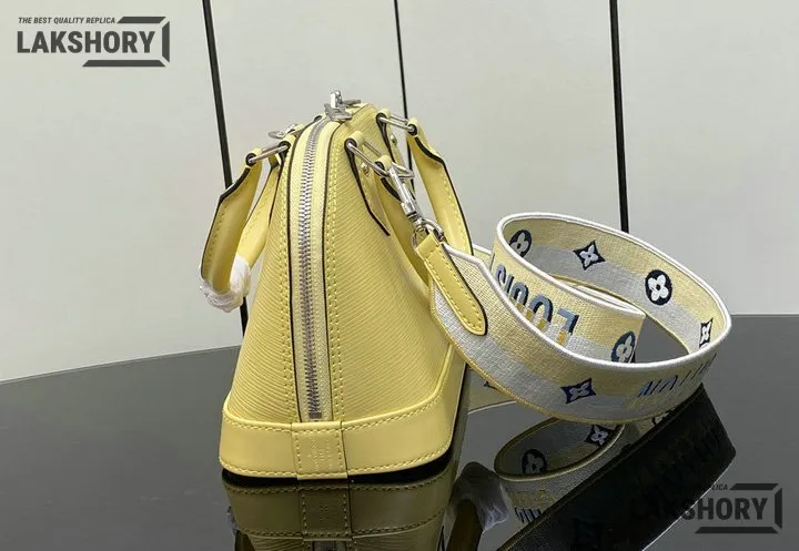Louis Vuitton 1:1 Mirror Replica Epi Jacquard Alma BB Jaune Plume 23.5CM/9.3IN Louis Vuitton Replica Alma Louis Vuitton 1:1 Mirror Replica Epi Jacquard Alma BB Jaune Plume 23.5CM/9.3IN Louis Vuitton Replica Alma