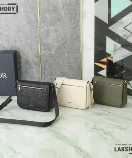 Dior 1:1 Mirror Replica Gravity Calfskin Messenger Bag w/ Flap 21CM/8.3IN Christian Dior Other Styles