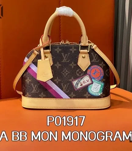 Louis Vuitton 1:1 Mirror Replica Mon Monogram Alma BB Bag 23.5CM/9.3IN Louis Vuitton Replica Alma