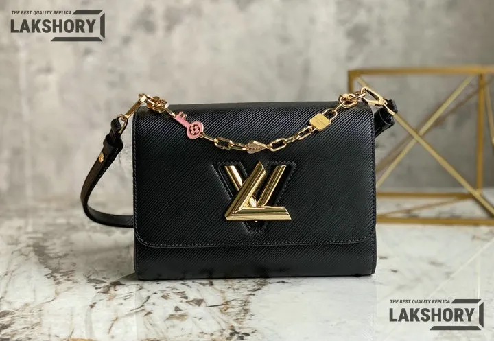 Louis Vuitton 1:1 Mirror Replica Twist Convertible Epi Leather w/ Crystals MM 23CM/9.1IN Louis Vuitton Replica Twist Louis Vuitton 1:1 Mirror Replica Twist Convertible Epi Leather w/ Crystals MM 23CM/9.1IN Louis Vuitton Replica Twist