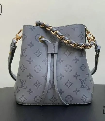 Louis Vuitton 1:1 Mirror Replica Ink Braided Neonoe BB Trianon Gray 20CM/7.9IN Louis Vuitton Replica Neo
