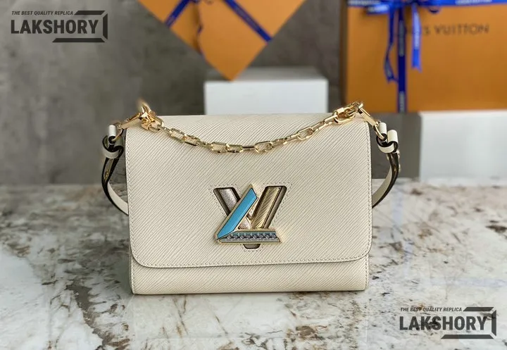 Louis Vuitton 1:1 Mirror Replica Twist Convertible Epi Leather w/ Crystals MM 23CM/9.1IN Louis Vuitton Replica Twist Louis Vuitton 1:1 Mirror Replica Twist Convertible Epi Leather w/ Crystals MM 23CM/9.1IN Louis Vuitton Replica Twist