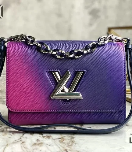 Louis Vuitton 1:1 Mirror Replica Epi Twist Shoulder Bag MM Gradient 23CM/9.1IN Louis Vuitton Replica Twist