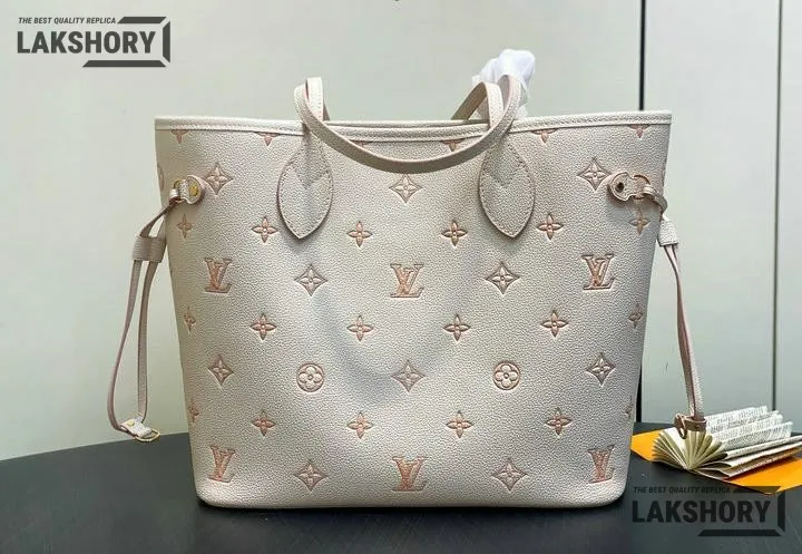 Louis Vuitton 1:1 Mirror Replica Neverfull MM Monogram Empreinte Leather 32CM/12.6IN Louis Vuitton Replica Neverfull Louis Vuitton 1:1 Mirror Replica Neverfull MM Monogram Empreinte Leather 32CM/12.6IN Louis Vuitton Replica Neverfull