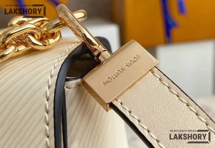 Louis Vuitton 1:1 Mirror Replica Twist MM Epi Leather Shoulder Bag 23CM/9.1IN Louis Vuitton Replica Twist Louis Vuitton 1:1 Mirror Replica Twist MM Epi Leather Shoulder Bag 23CM/9.1IN Louis Vuitton Replica Twist