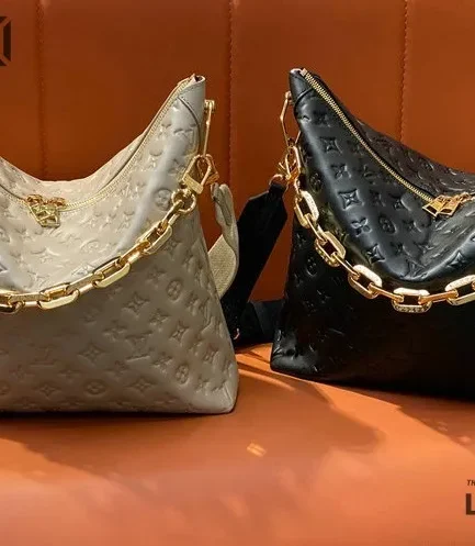 Louis Vuitton 1:1 Mirror Replica Monogram Hobo MM Coussin 38CM/15IN Louis Vuitton Replica Coussin