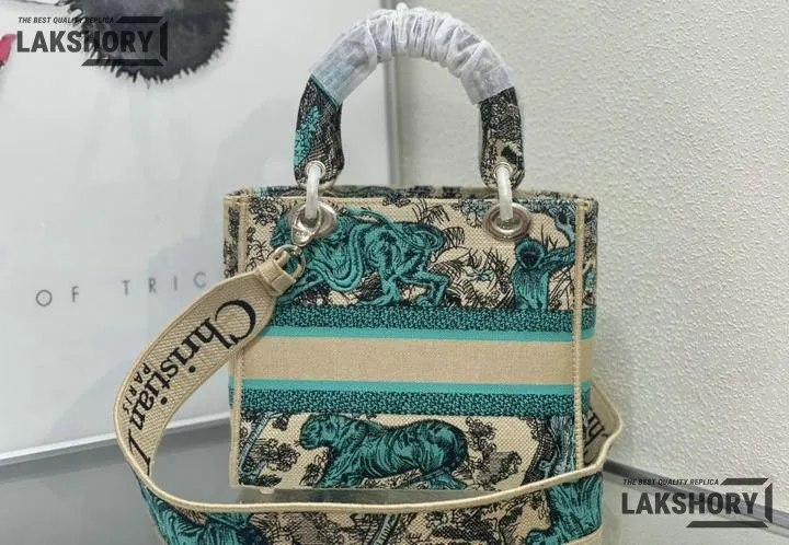 Dior 1:1 Mirror Replica Lady D-Lite Medium 2way Bag 24CM/9.4IN Christian Dior Replica Lady Dior 1:1 Mirror Replica Lady D-Lite Medium 2way Bag 24CM/9.4IN Christian Dior Replica Lady