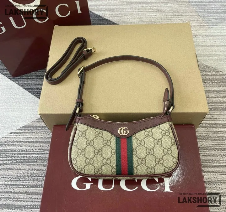 Gucci 1:1 Mirror Replica GG Ophidia Mini Shoulder Bag 19.5CM/7.7IN Gucci Replica Ophidia Bags Gucci 1:1 Mirror Replica GG Ophidia Mini Shoulder Bag 19.5CM/7.7IN Gucci Replica Ophidia Bags