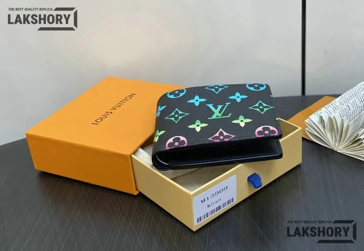 Louis Vuitton 1:1 Mirror Replica Portefeuille Slender Gradient Bi-fold Wallet Black 11.5CM/4.5IN Louis Vuitton Replica Wallets Louis Vuitton 1:1 Mirror Replica Portefeuille Slender Gradient Bi-fold Wallet Black 11.5CM/4.5IN Louis Vuitton Replica Wallets