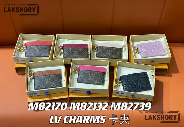 Louis Vuitton 1:1 Mirror Replica Monogram LV Charms Card Holder 7CM/2.8IN Louis Vuitton Replica Wallets Louis Vuitton 1:1 Mirror Replica Monogram LV Charms Card Holder 7CM/2.8IN Louis Vuitton Replica Wallets
