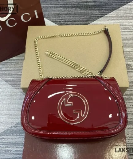 Gucci 1:1 Mirror Replica Blondie Chain Shoulder Bag 26.5CM/10.4IN Gucci Replica Blondie Bags