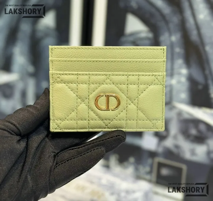 Dior 1:1 Mirror Replica Dior Caro Freesia Card Holder Christian Dior Replica Wallets Dior 1:1 Mirror Replica Dior Caro Freesia Card Holder Christian Dior Replica Wallets