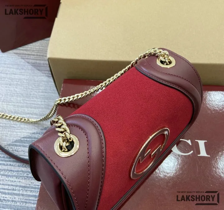 Gucci 1:1 Mirror Replica Blondie Large Shoulder Bag Red Gucci Replica Blondie Bags Gucci 1:1 Mirror Replica Blondie Large Shoulder Bag Red Gucci Replica Blondie Bags