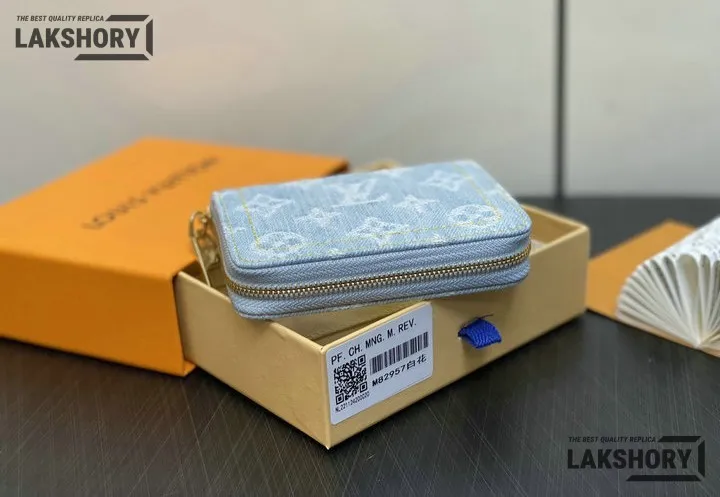 Louis Vuitton 1:1 Mirror Replica Zippy Coin Purse Washed Gray Monogram Denim 11CM/4.3IN Louis Vuitton Replica Wallets Louis Vuitton 1:1 Mirror Replica Zippy Coin Purse Washed Gray Monogram Denim 11CM/4.3IN Louis Vuitton Replica Wallets
