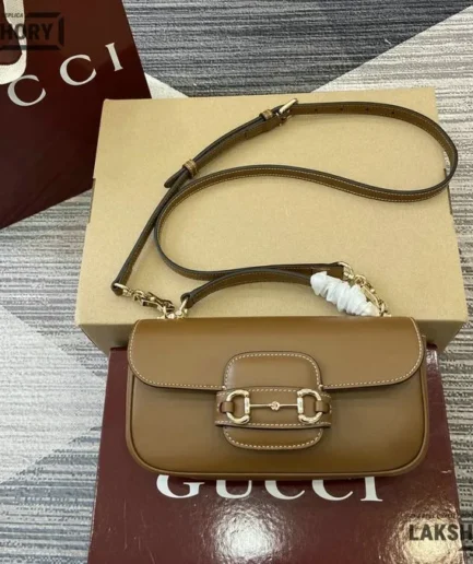 Gucci 1:1 Mirror Replica Soft Horsebit 1955 Medium Shoulder Bag 22.5CM/8.9IN Gucci Replica Horsebit Bags