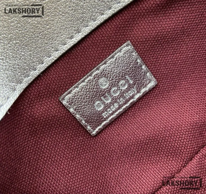 Gucci 1:1 Mirror Replica GG Marmont Mini Shoulder Bag Grey 16.5CM/6.5IN Gucci Replica Marmont Bags Gucci 1:1 Mirror Replica GG Marmont Mini Shoulder Bag Grey 16.5CM/6.5IN Gucci Replica Marmont Bags