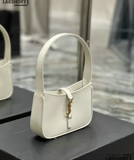 YSL 1:1 Mirror Replica Le 5 A 7 Smooth Calfskin Mini Hobo Bag 19CM/7.5IN Replica Hobo Bags