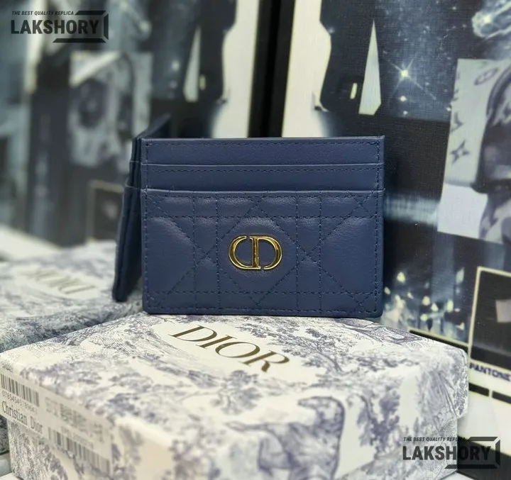 Dior 1:1 Mirror Replica Dior Caro Freesia Card Holder Christian Dior Replica Wallets Dior 1:1 Mirror Replica Dior Caro Freesia Card Holder Christian Dior Replica Wallets