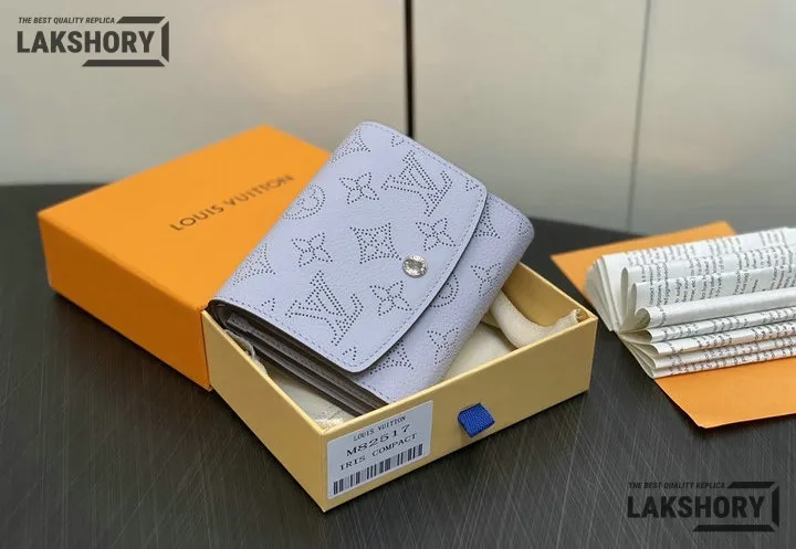 Louis Vuitton 1:1 Mirror Replica Mahina Degrade Iris Compact Wallet NM Blue 12CM/4.7IN Louis Vuitton Replica Wallets Louis Vuitton 1:1 Mirror Replica Mahina Degrade Iris Compact Wallet NM Blue 12CM/4.7IN Louis Vuitton Replica Wallets