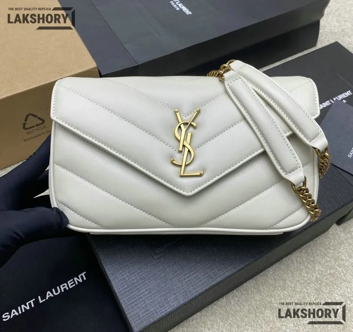 Ysl 1:1 Mirror Replica Loulou Small Matelassé Chain Bag 24CM/9.4IN Replica Crossbody Bags Ysl 1:1 Mirror Replica Loulou Small Matelassé Chain Bag 24CM/9.4IN Replica Crossbody Bags