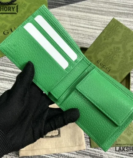 Gucci 1:1 Mirror Replica Interior GG Supreme Coin Wallet 9CM/3.5IN Gucci Replica Wallets