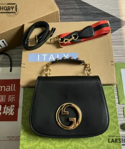 Gucci 1:1 Mirror Replica Roxy Web Medium Blondie Shoulder Bag 29CM/11.4IN Gucci Replica Blondie Bags