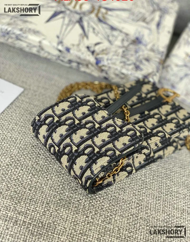 Dior 1:1 Mirror Replica Saddle Vertical Pouch Blue Dior Oblique Jacquard Christian Dior Replica Wallets Dior 1:1 Mirror Replica Saddle Vertical Pouch Blue Dior Oblique Jacquard Christian Dior Replica Wallets