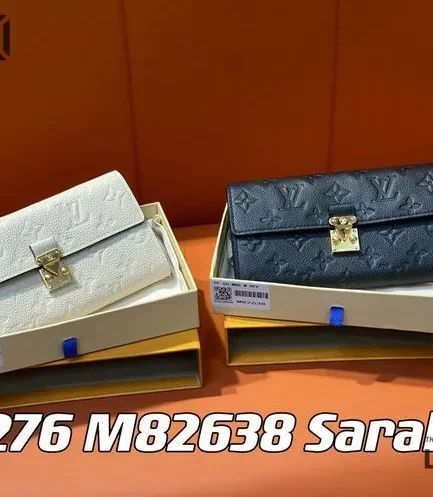 Louis Vuitton 1:1 Mirror Replica Sarah Wallet Monogram Empreinte 19CM/7.5IN Louis Vuitton Replica Wallets