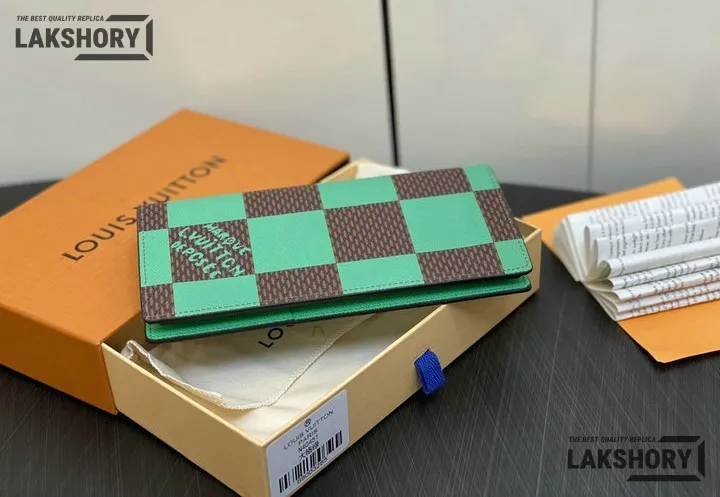 Louis Vuitton 1:1 Mirror Replica Portefeuille Brazza Long Wallet 19CM/7.5IN Louis Vuitton Replica Wallets Louis Vuitton 1:1 Mirror Replica Portefeuille Brazza Long Wallet 19CM/7.5IN Louis Vuitton Replica Wallets