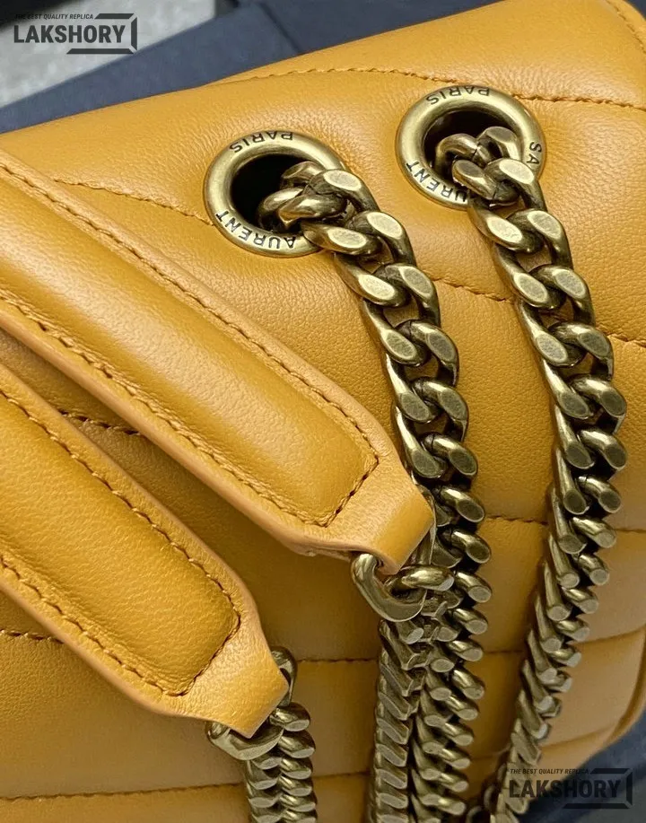 Ysl 1:1 Mirror Replica Loulou Small Matelassé Chain Bag 24CM/9.4IN Replica Crossbody Bags Ysl 1:1 Mirror Replica Loulou Small Matelassé Chain Bag 24CM/9.4IN Replica Crossbody Bags