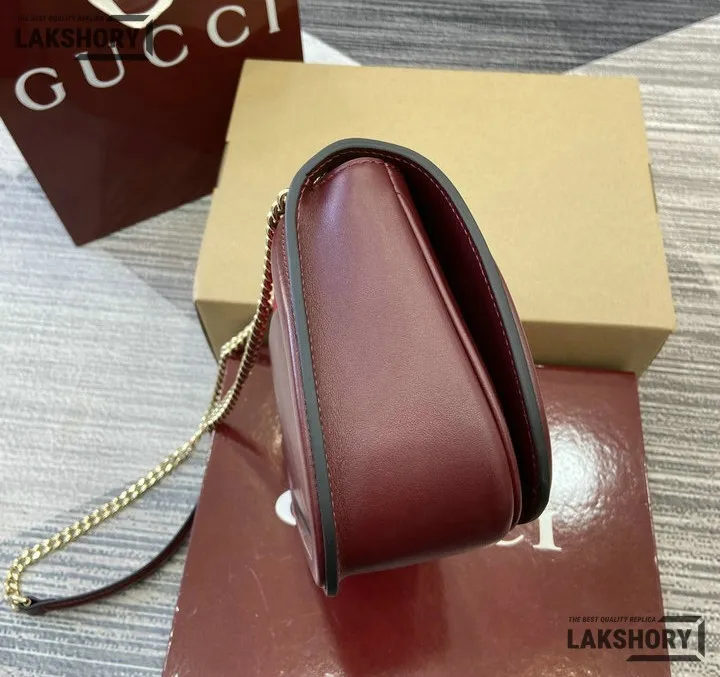 Gucci 1:1 Mirror Replica Blondie Large Shoulder Bag Red Gucci Replica Blondie Bags Gucci 1:1 Mirror Replica Blondie Large Shoulder Bag Red Gucci Replica Blondie Bags