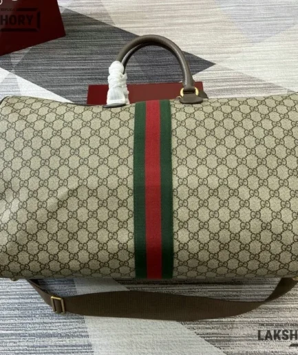 Gucci 1:1 Mirror Replica Savoy Large Duffle Bag GG Supreme 52CM/20.5IN Gucci Replica Ophidia Bags