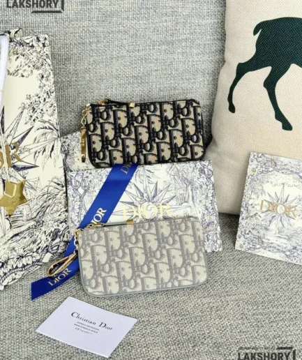 Dior 1:1 Mirror Replica Travel Myrtle Coin & Key Case 7.6CM/3IN Christian Dior Replica Wallets